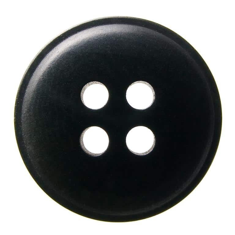 Корозо копче CRZ 0002 – 4 отвора, черно