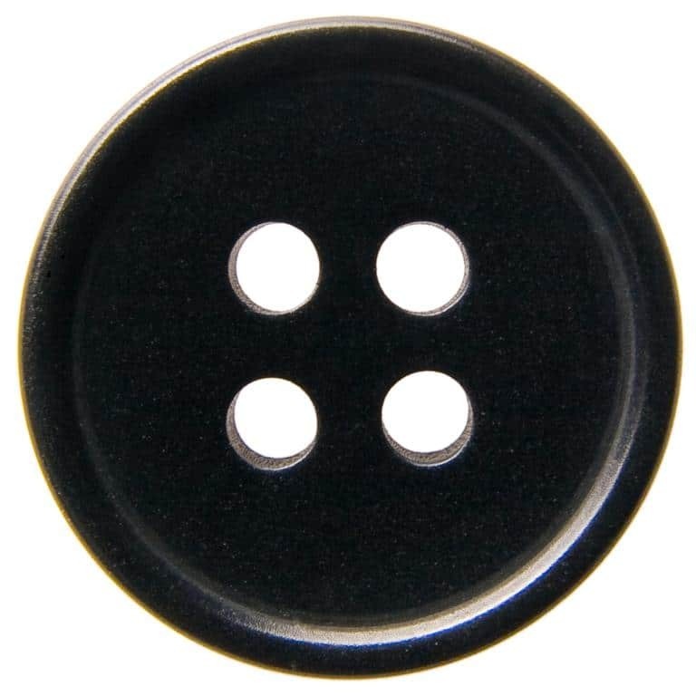 Корозо копче CRZ 0072 – 4 отвора, черно