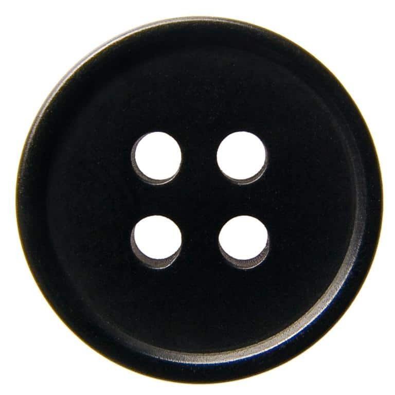 Корозо копче CRZ 0078 – 4 отвора, черно