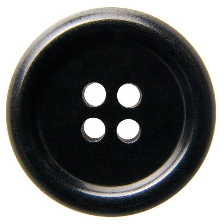 Корозо копче CRZ 0084 – 4 отвора, черно