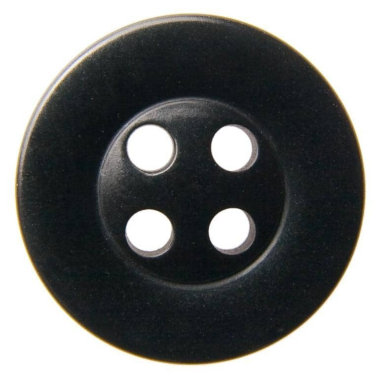 Корозо копче CRZ 0138 – 4 отвора, черно