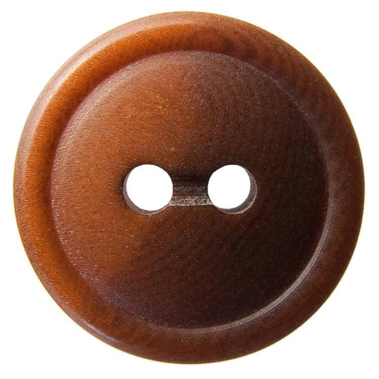 Корозо копче CRZ 0145 – 2 отвора, кафяво
