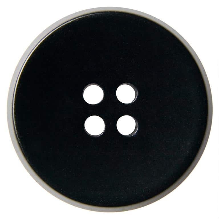 Корозо копче CRZ 0834 – 4 отвора, черно