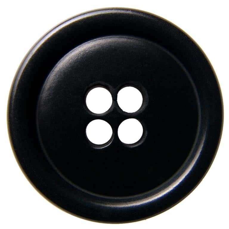 Корозо копче CRZ 0941 – 4 отвора, черно