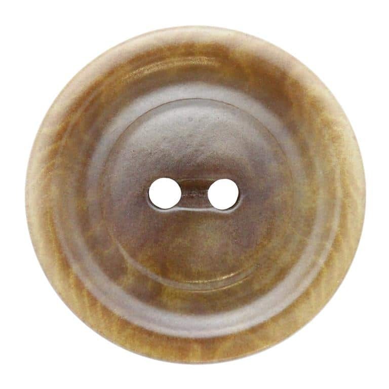 Корозо копче CRZ 0984 – 2 отвора, светлокафяво