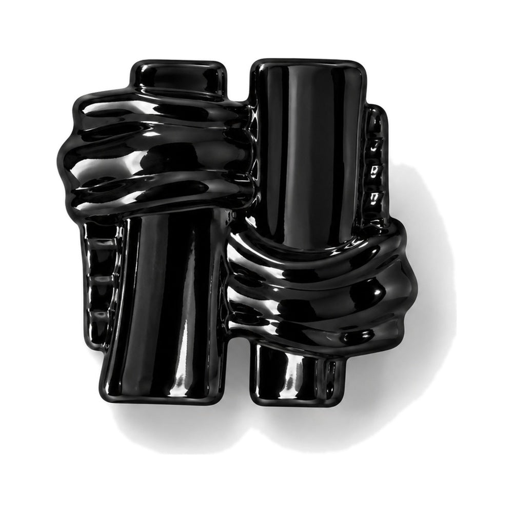 Nasture metalic „Nod” MB-06 – negru lucios