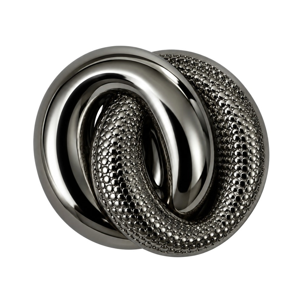 Nasture metalic „Inele împletite” MB-20 – gun metal