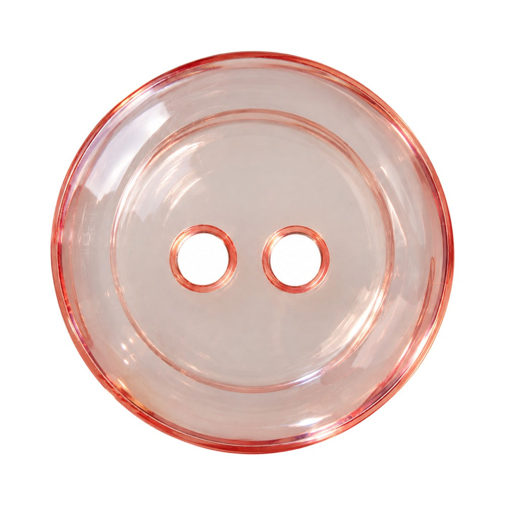 Полиестерно копче L2 col Transparent Red – 2 отвора, червено