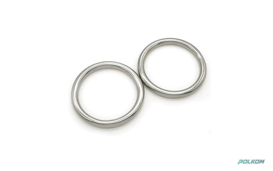 Anelli metallici pressofusi in lega di zinco – misure da 1 a 5 cm e colori