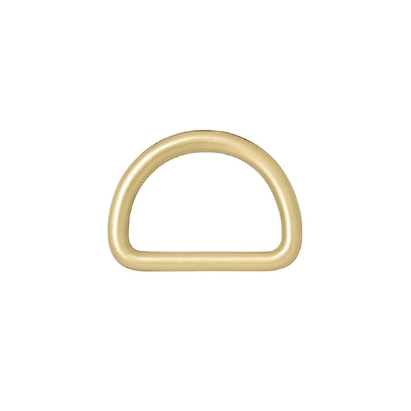 Anello a D in metallo color oro chiaro per borse da donna e cinture