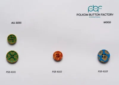 Дървени копчета Polkom – 1