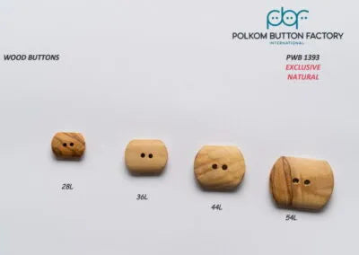 Дървени копчета Polkom – 2