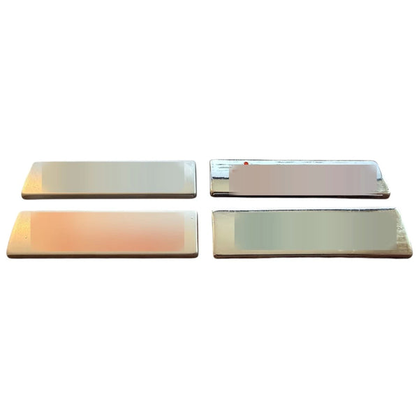 Plaques métalliques pour sac – dos avec platine à griffes pour une fixation sans couture