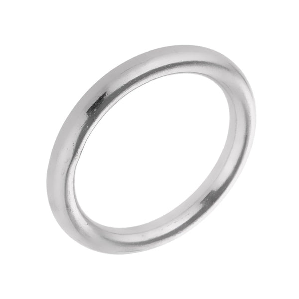 Anello tondo in metallo senza saldatura – colore nichel (nickel free)