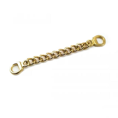 Rose gold metal chains with sew-on D-rings for between the lapels
