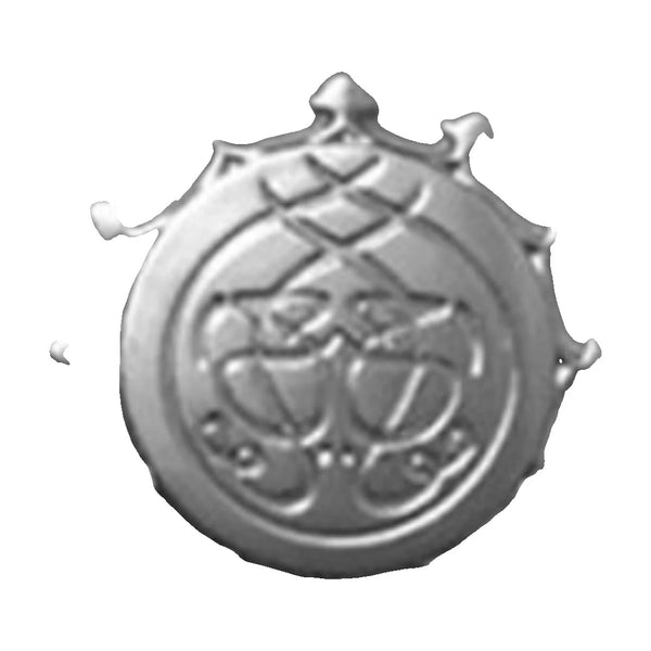 Metalemblem til parfume – sølv