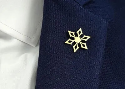 Метални игли за костюми с лого: видове, покрития и изработка – 12