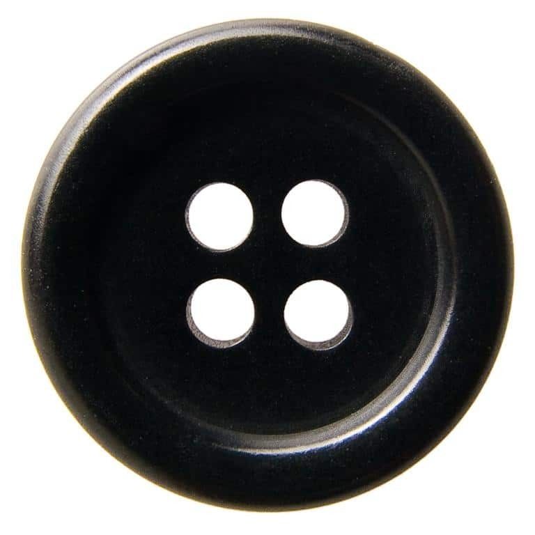 Корозо копче CRZ 0020 – 4 отвора, черно