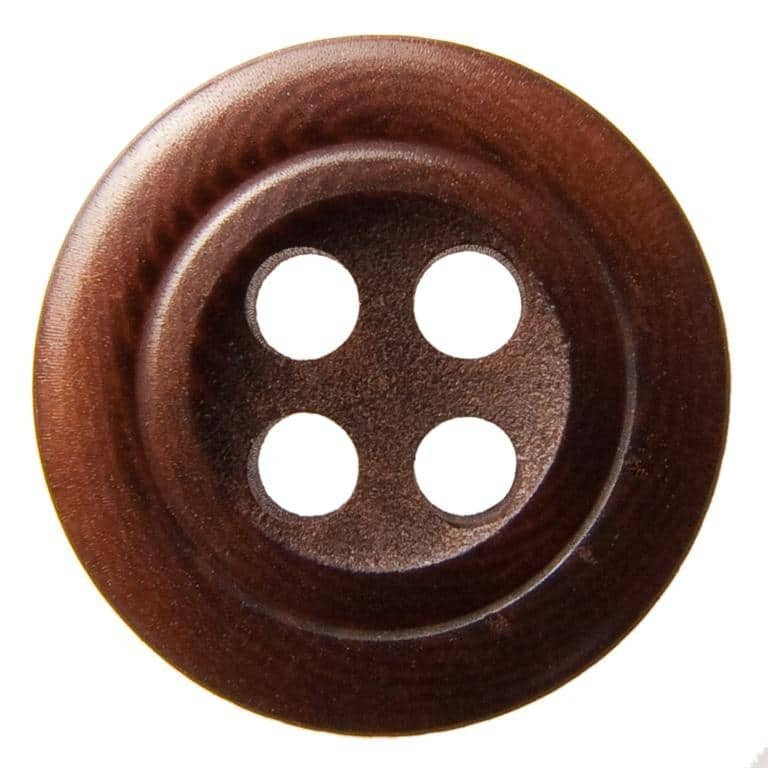 Корозо копче CRZ 0221 – 4 отвора, кафяво