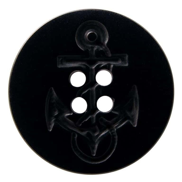 Корозо копче CRZ 0488 – 4 отвора, черно