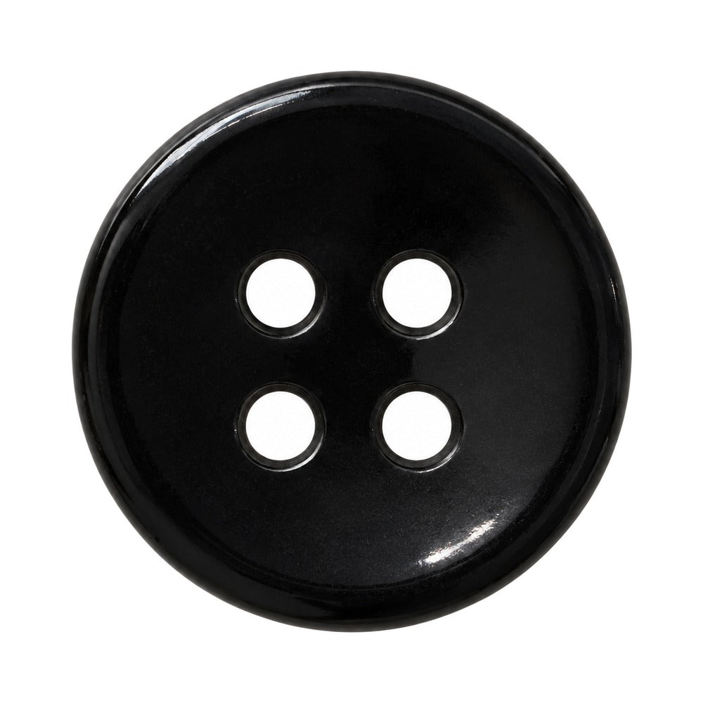 Полиестерно копче R023-16 col Black – 4 отвора, черно