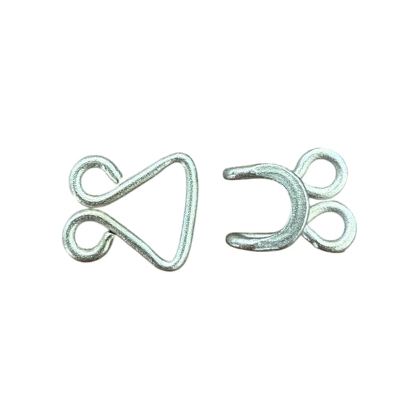 Hyska och hake – matt silver