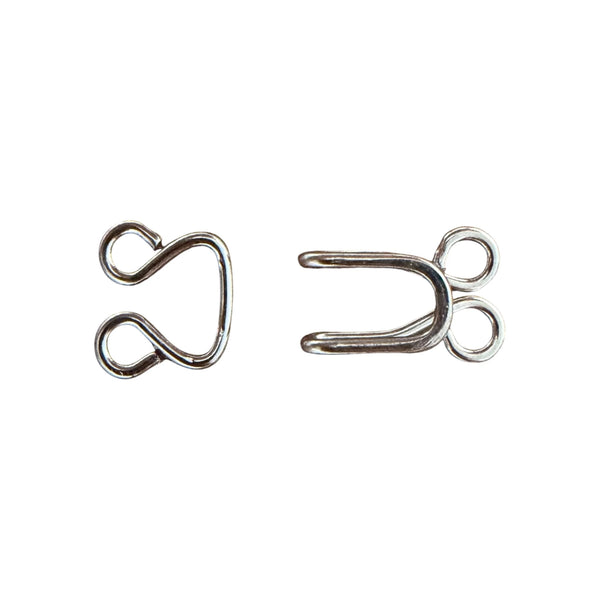 Hyska och hake i tråd – nickelfärg (nickel free)