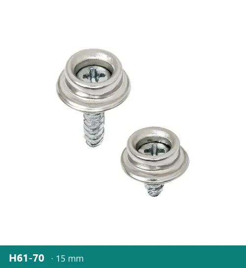 Тик-так копче 61 с винт – 61 система, Polkom H61-70 · 15 mm