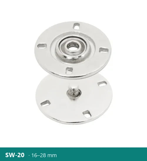 Capsă de cusut din aliaj de zinc, Polkom SW-20 · 16–28 mm