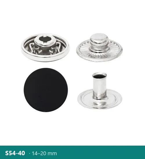 Тик-так копче 54 с пластмасово капаче – 54 система, Polkom S54-40 · 14–20 mm